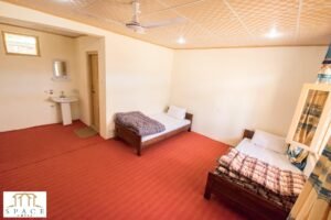 Space Hotel Shigar standard twin bed