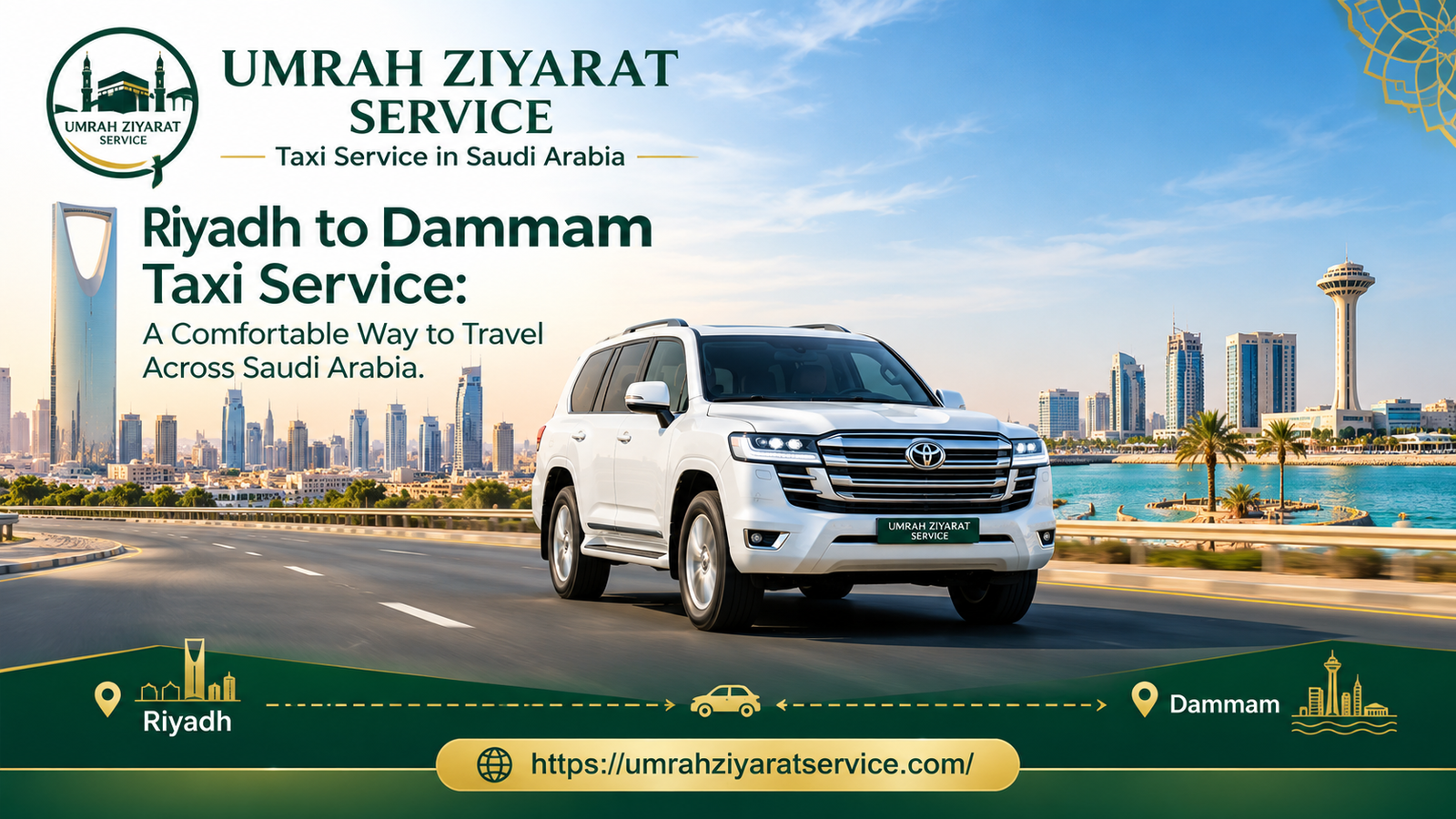Riyadh to Dammam Taxi Service